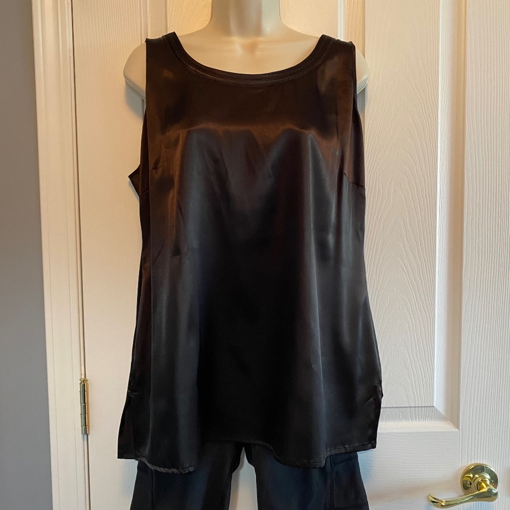 BUY 2 ITEMS GET 1 FREE - Chico’s Satin Look Blouse Sz 12